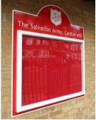The Salvation Army Church Notice Board
